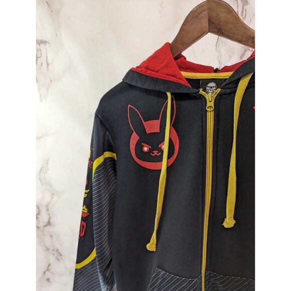 JINX Hoodie Men Small Meka D Va APM KR Blizzard Play To Win Sweatshirt Jacket - Picture 2 of 13